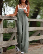 combinaison femme denim ample