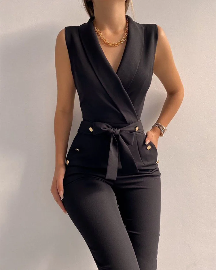 combinaison femme noir