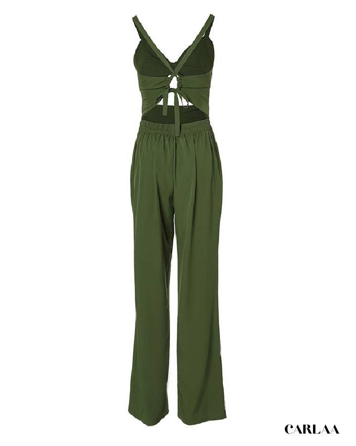 combinaison sophistiquée verte