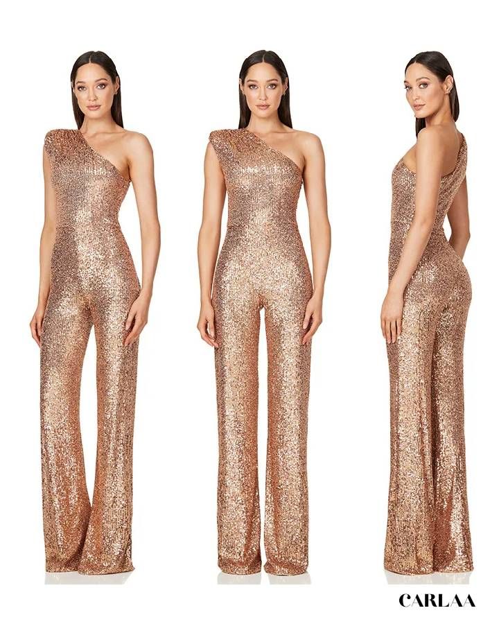 tenue élégante femme champagne rosé
