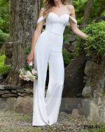 Combi Pantalon De Mariage élégante