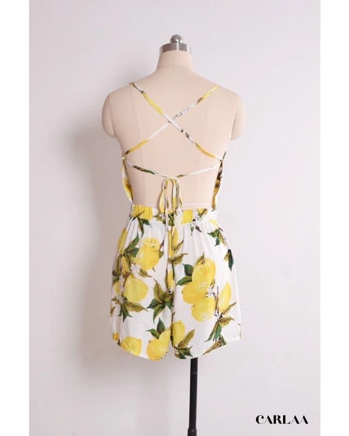 Vêtement été motifs citron