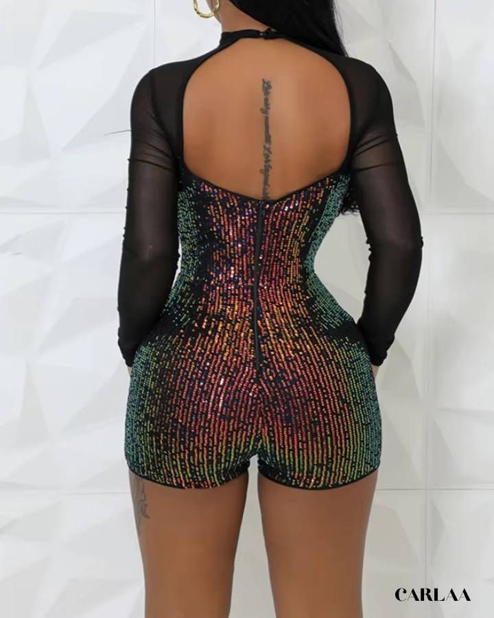 élégant combi short de soirée