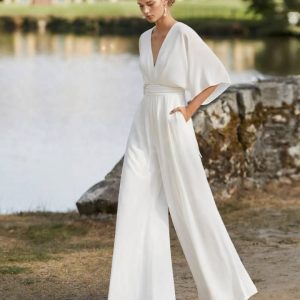 combinaison chic blanche