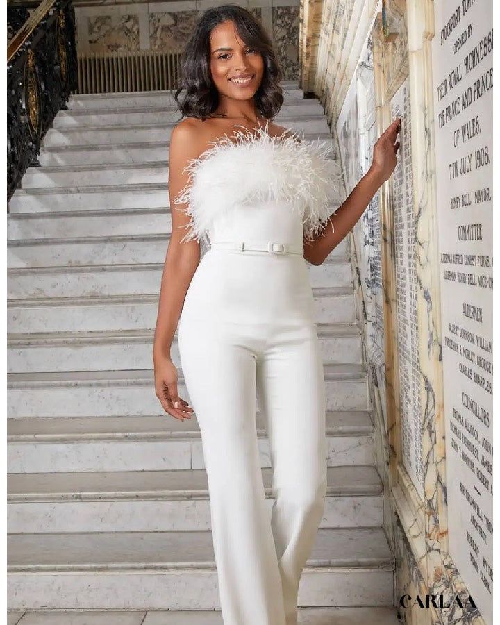 combinaison femme blanche