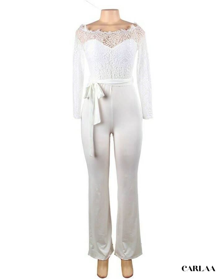 style chic combinaison blanche