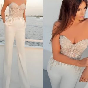combinaison bustier mariage