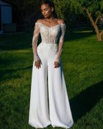 combinaison dentelle mariage civil