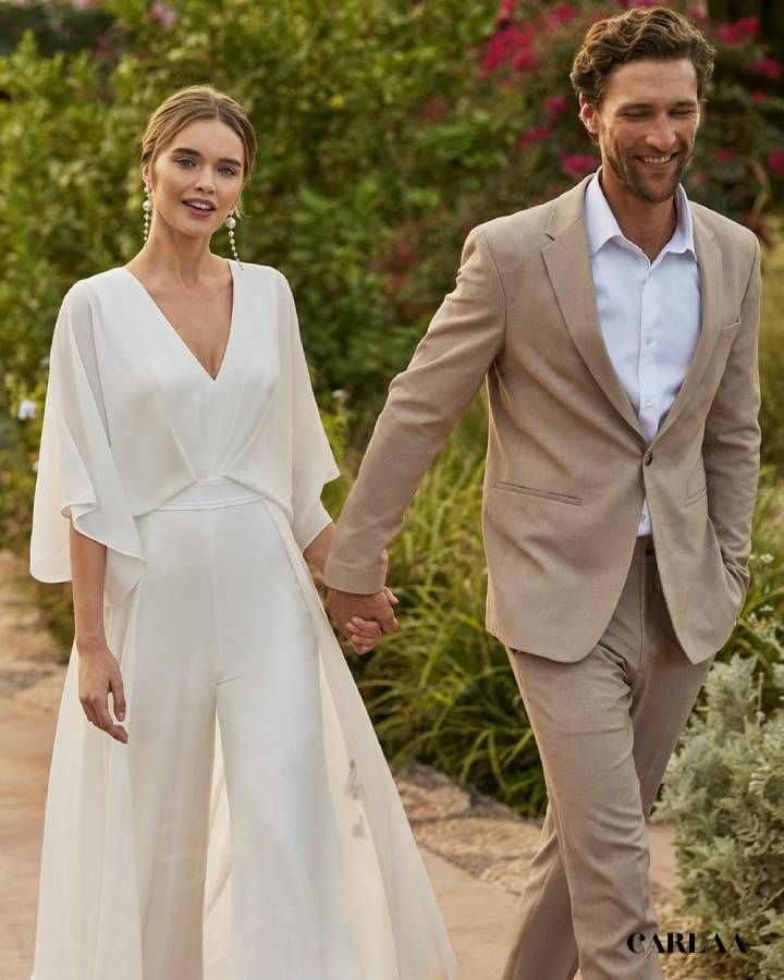 tenue de mariage fluide