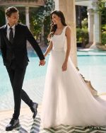 combinaison femme mariage chic