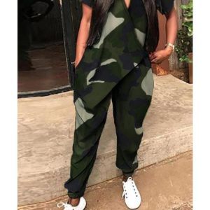 combinaison femme camouflage élégante