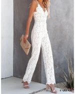 combinaison femme chic blanche