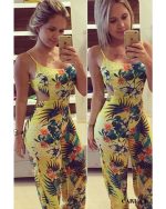 combinaison fleur jaune