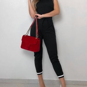 combinaison noire chic