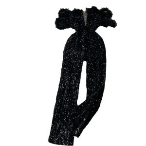 combinaison paillette noir