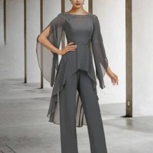 combinaison pantalon mere de la mariee