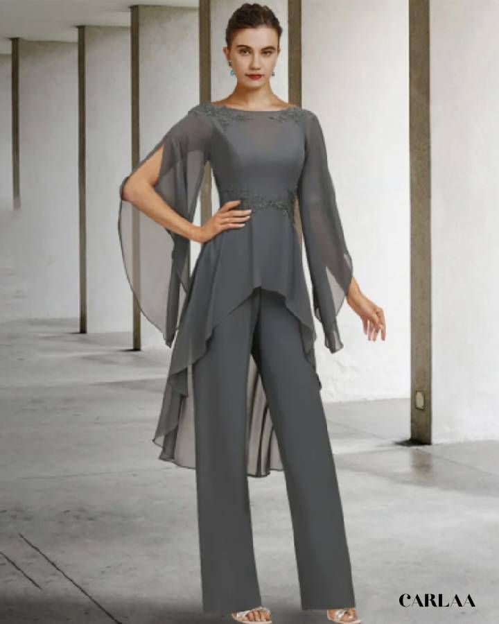 combinaison pantalon mere de la mariee