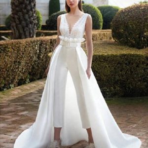 combinaison élégante pour mariée
