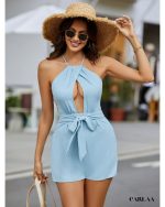 combishort chic bleu ciel
