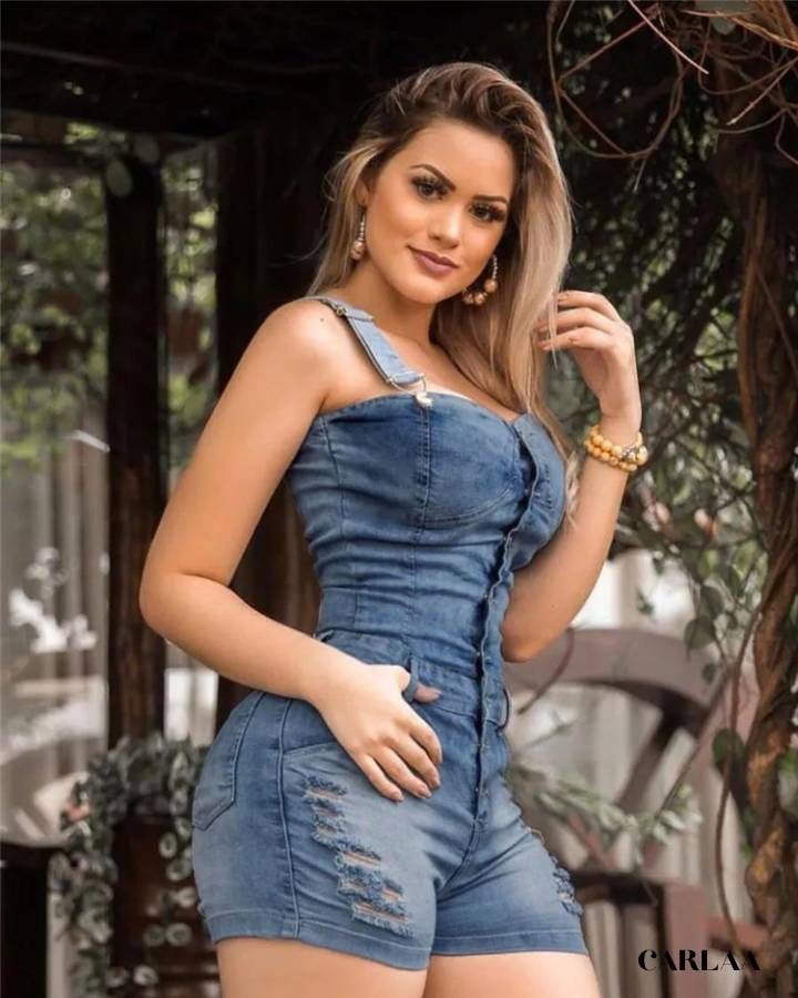 combishort denim mode