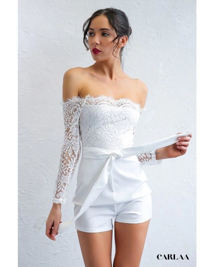 combishort femme chic dentelle
