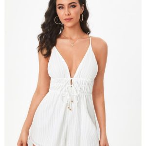 combishort femme blanc
