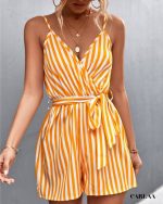 combishort raye élégant