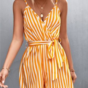 combishort raye élégant