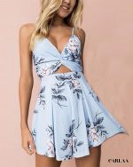 combishort sexy à fleur