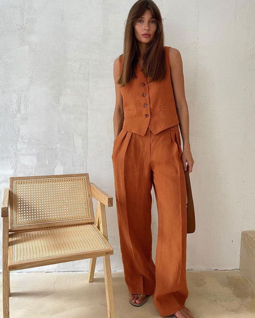 ensemble lin femme