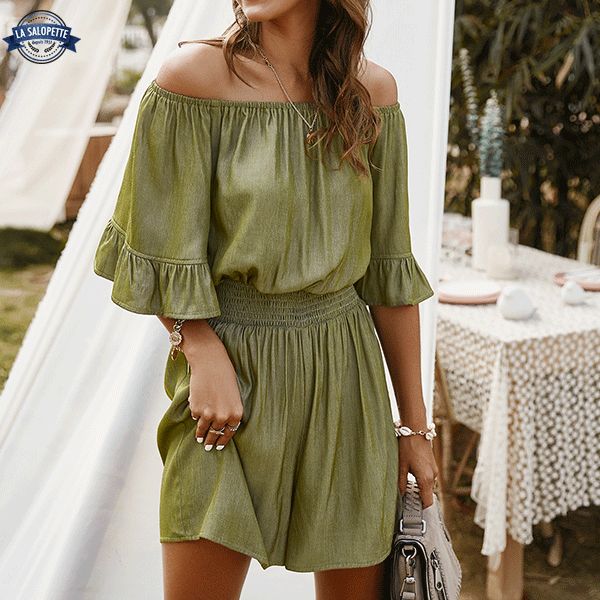 combinaison femme kaki