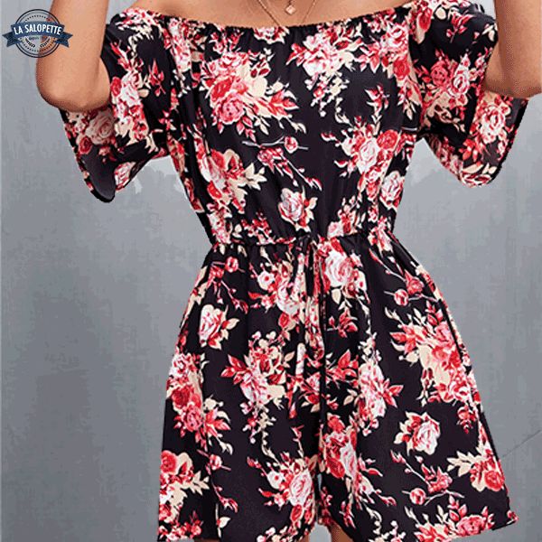 look estivale camélia fleuri