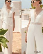 combi pantalon mariage