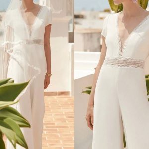 combi pantalon mariage
