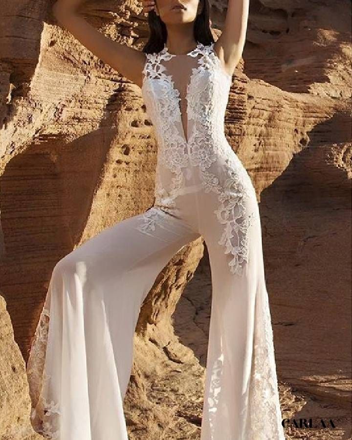 pantalon combinaison mariage élégant