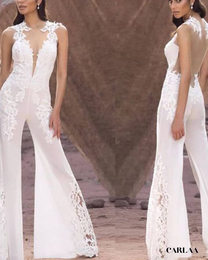tenue moderne mariage pantalon combinaison