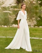 robe combinaison mariage élégante