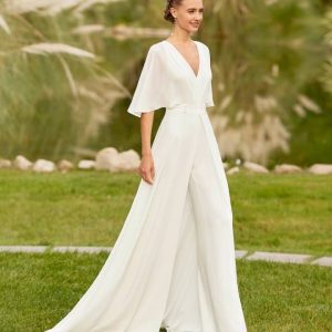 robe combinaison mariage élégante