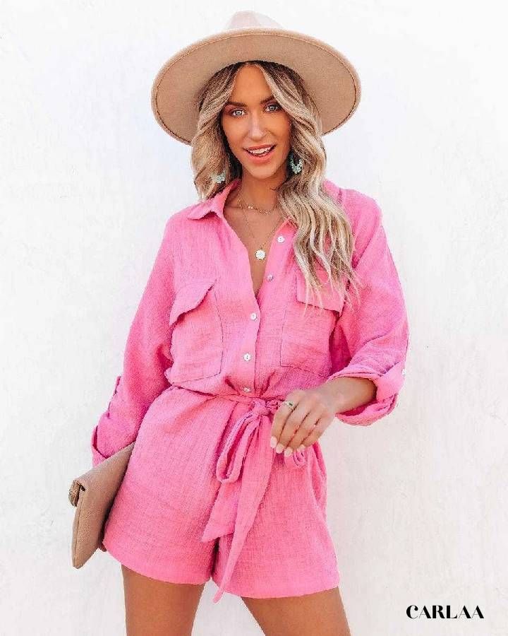 Élégant Combishort Femme