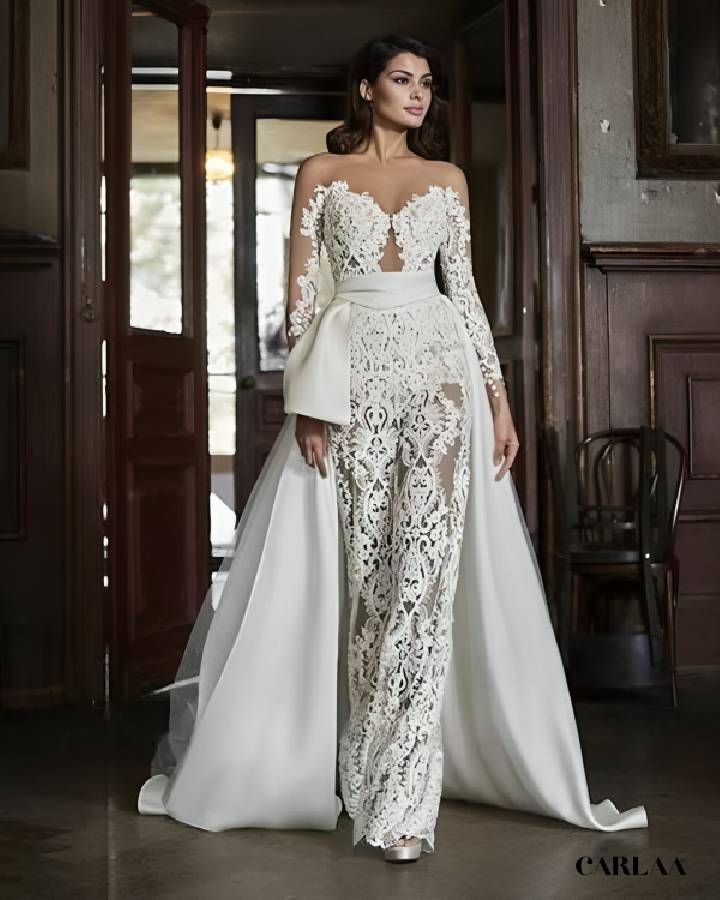 tenue de mariage en dentelle
