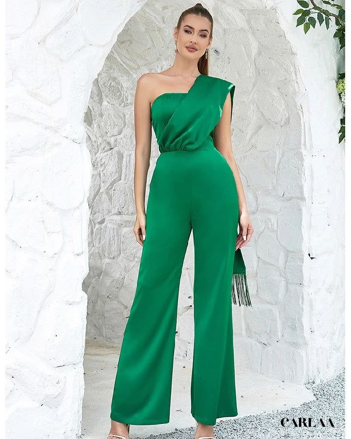 tenue mariage verte élégante