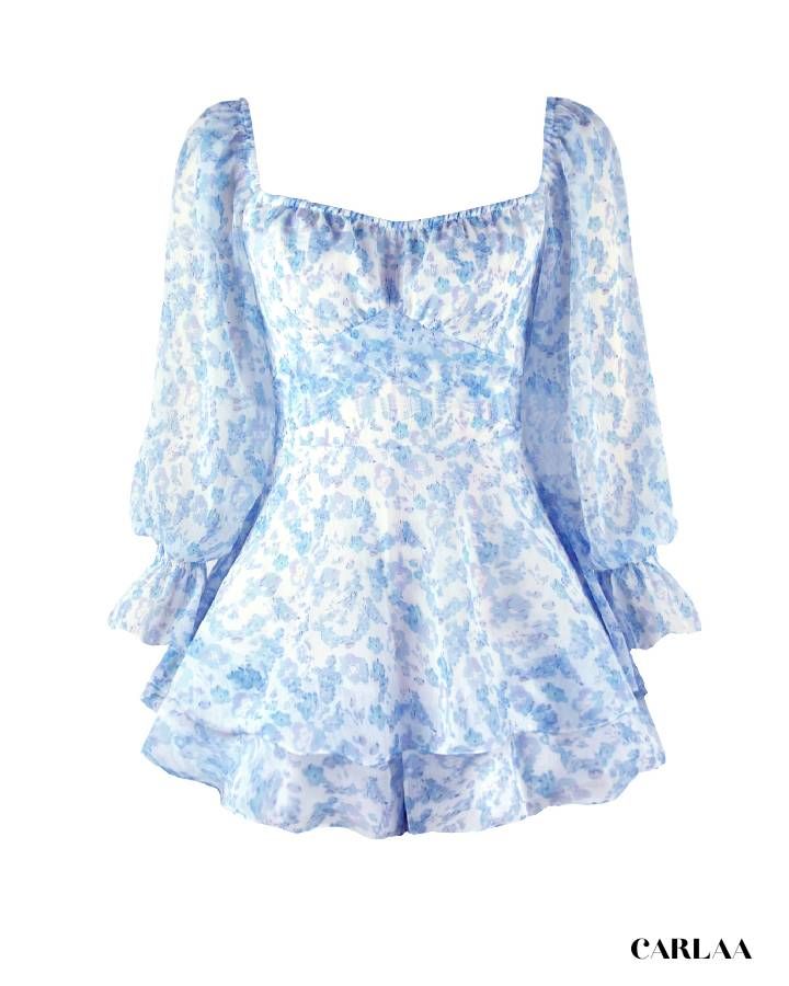 tendance combishort fleuri