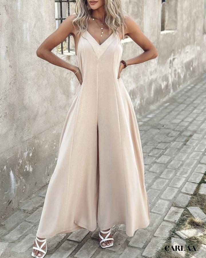 tenue élégante combinaison fluide femme