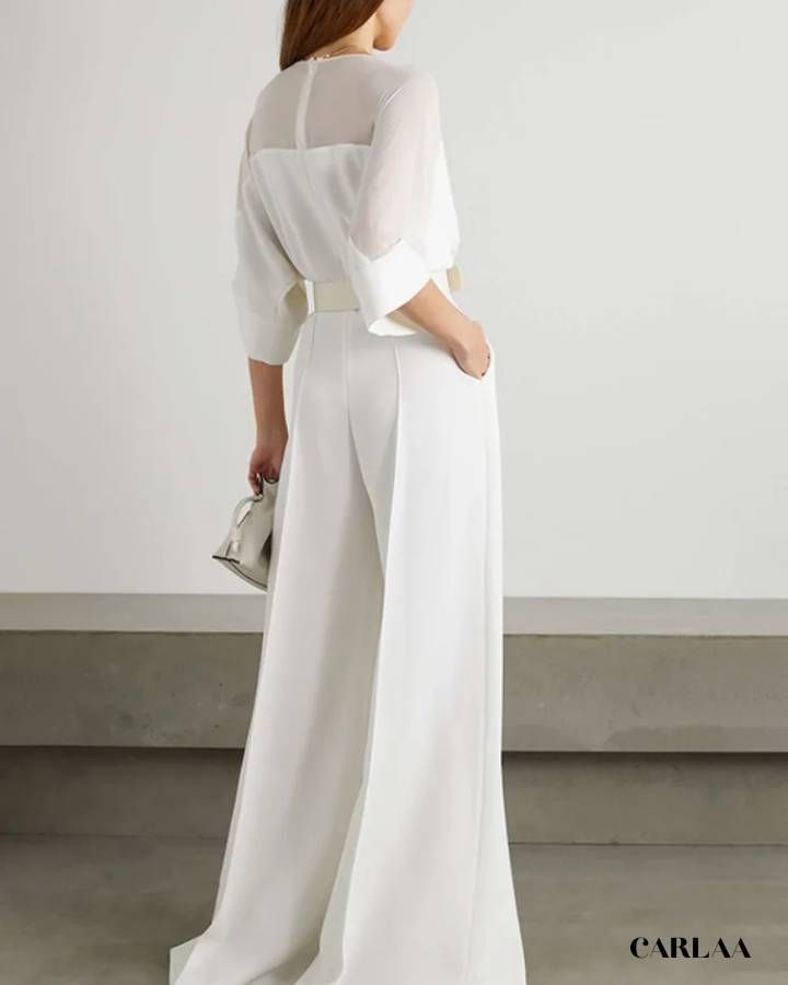 tenue élégante blanche