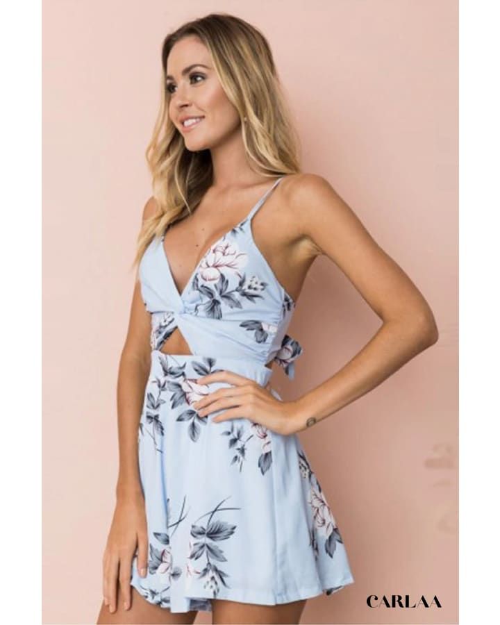 combishort à motif floral