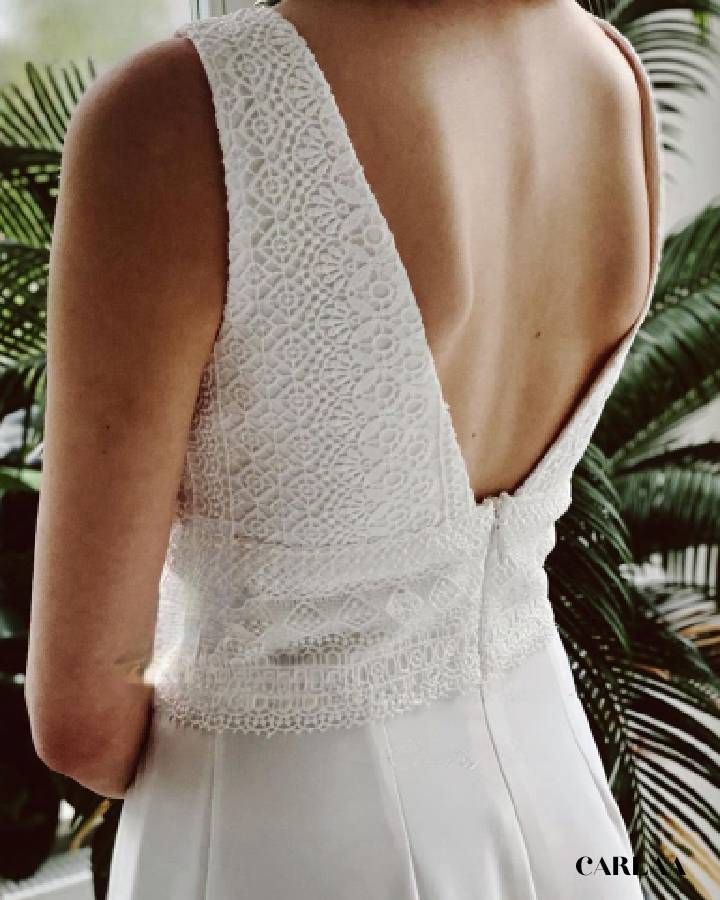 combinaison mariage chic