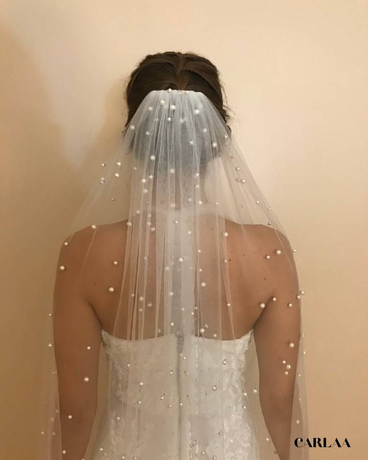 voile de mariée scintillant